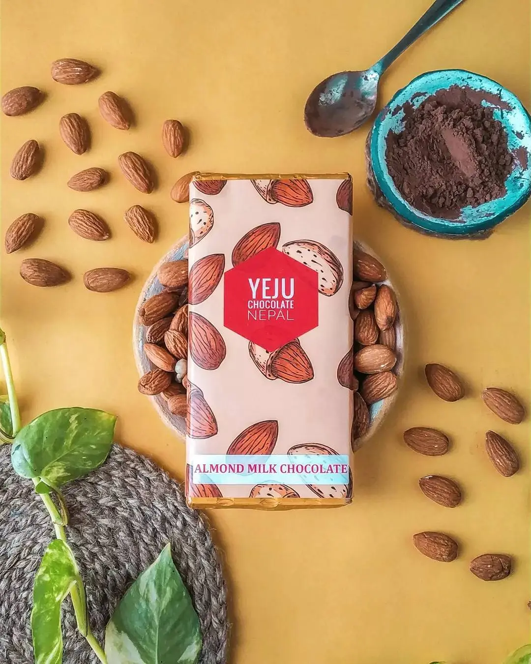 Yeju Almond Milk chocolate bar and its properties