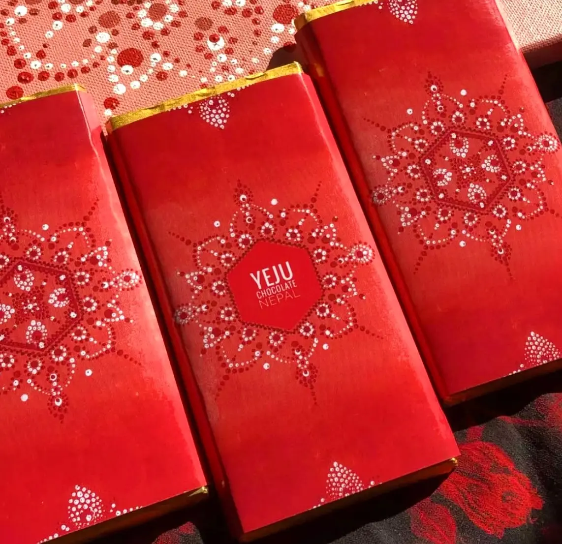 Personalised wedding favour chocolates